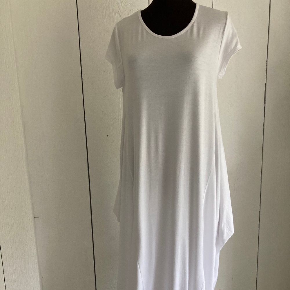 Saga Made In Italy White Dress One Size Fits All NWT